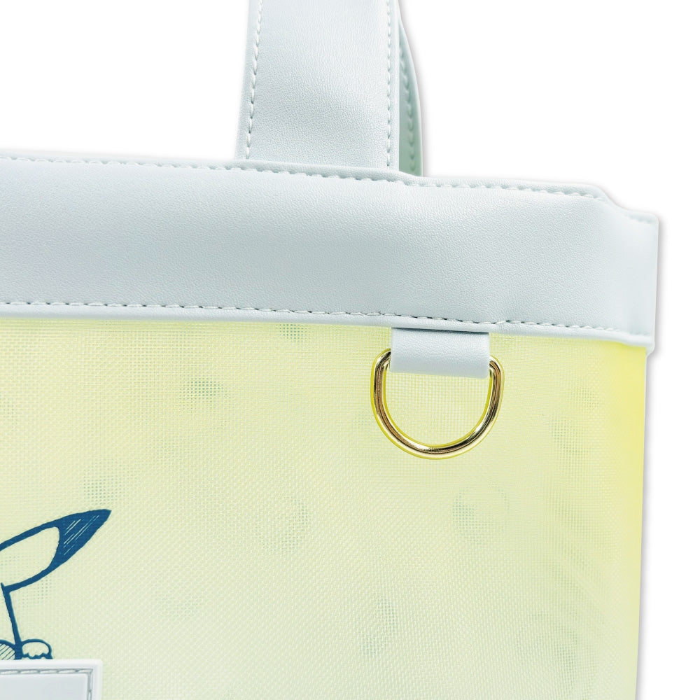 Mesh tote bag gradation BL
