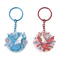 Pokemon Center Fukuoka Keychain figure from Japan, featuring a colorful character