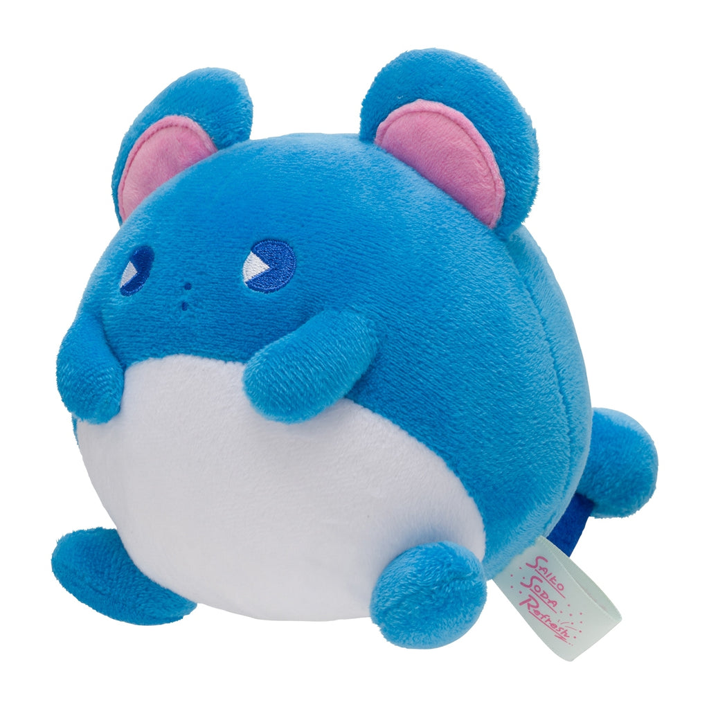 Japanese Pokemon plushie, Psycho Soda Refresh Marill with colorful soda design