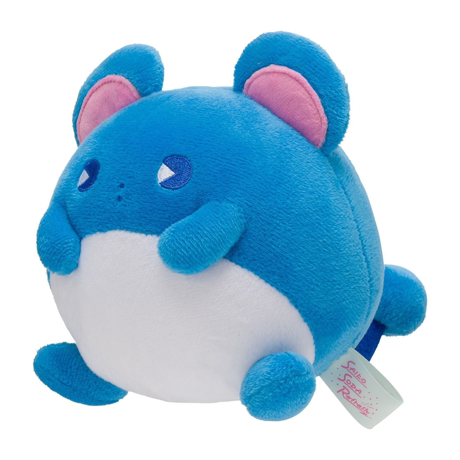 Japanese Pokemon plushie, Psycho Soda Refresh Marill with colorful soda design