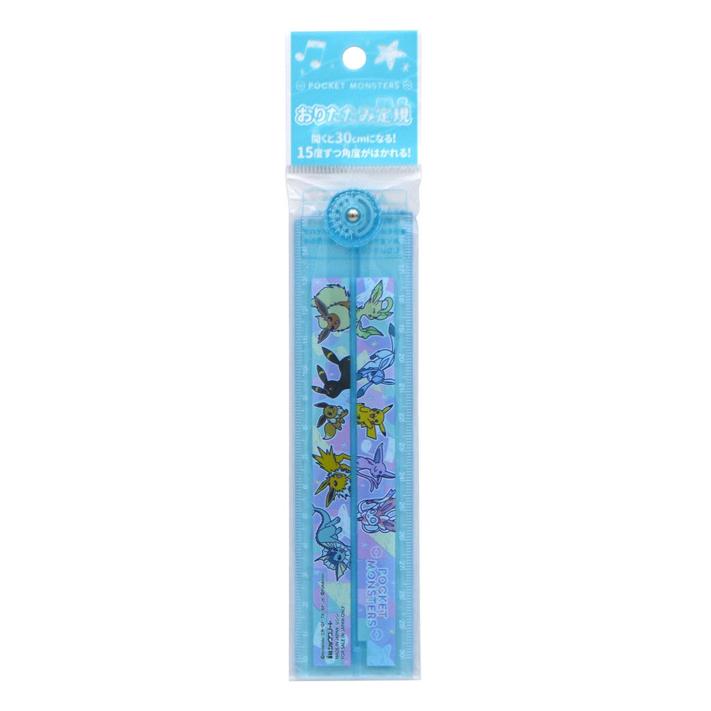 Pokémon Foldable Ruler with pastel flakes design from Japan