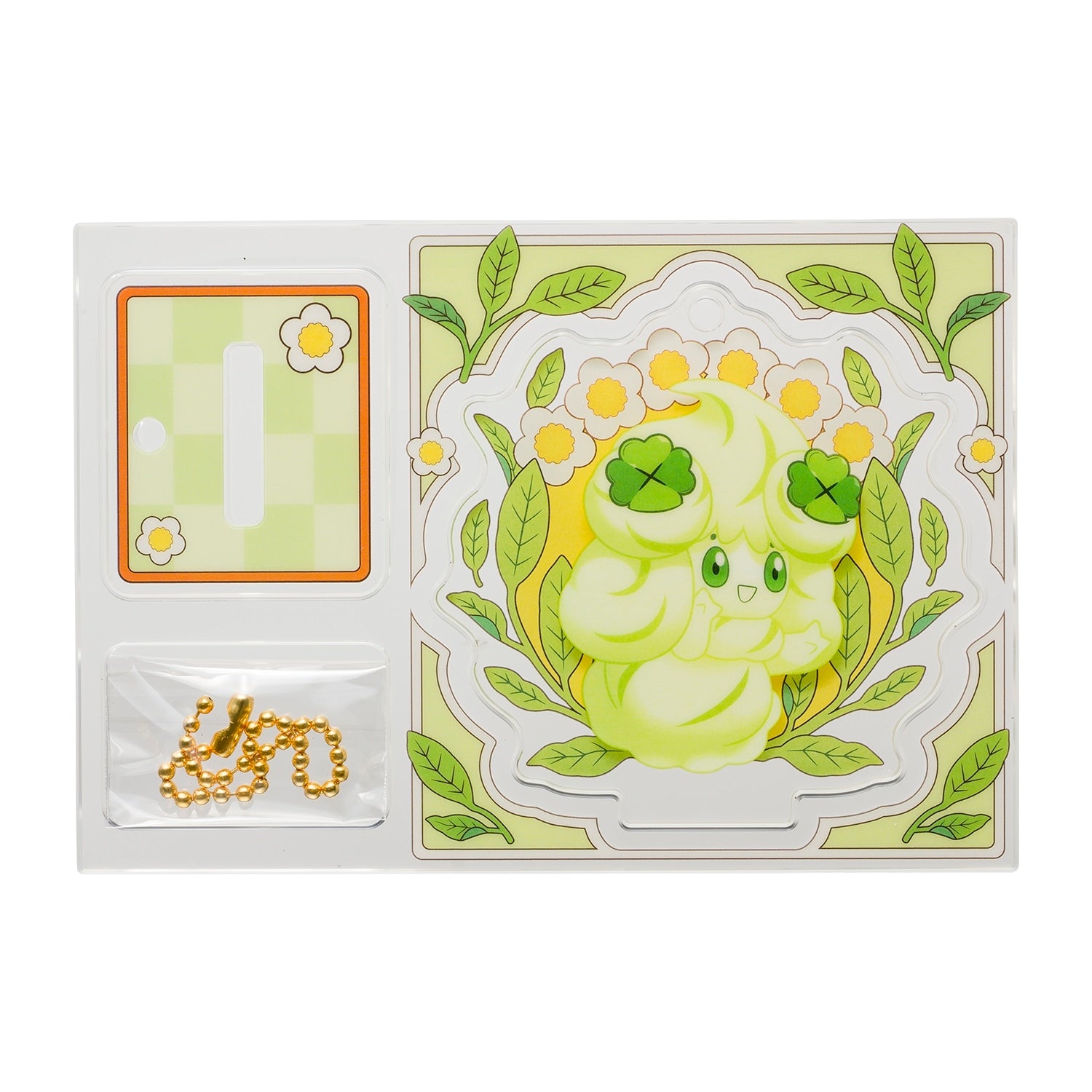 Rare Poltchageist charm from Japan with matcha pokemon design