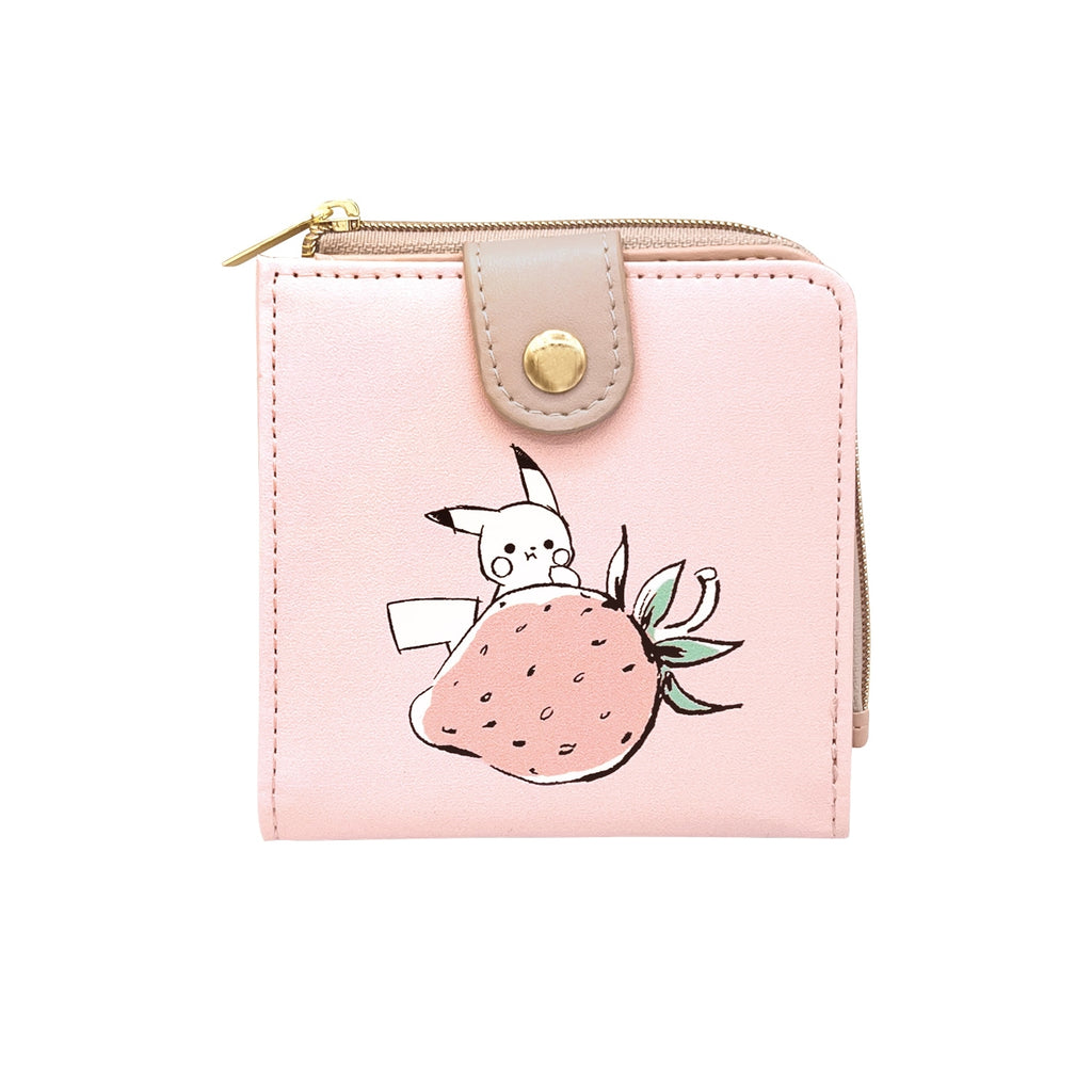 Mini wallet “Pikachu number025” strawberry