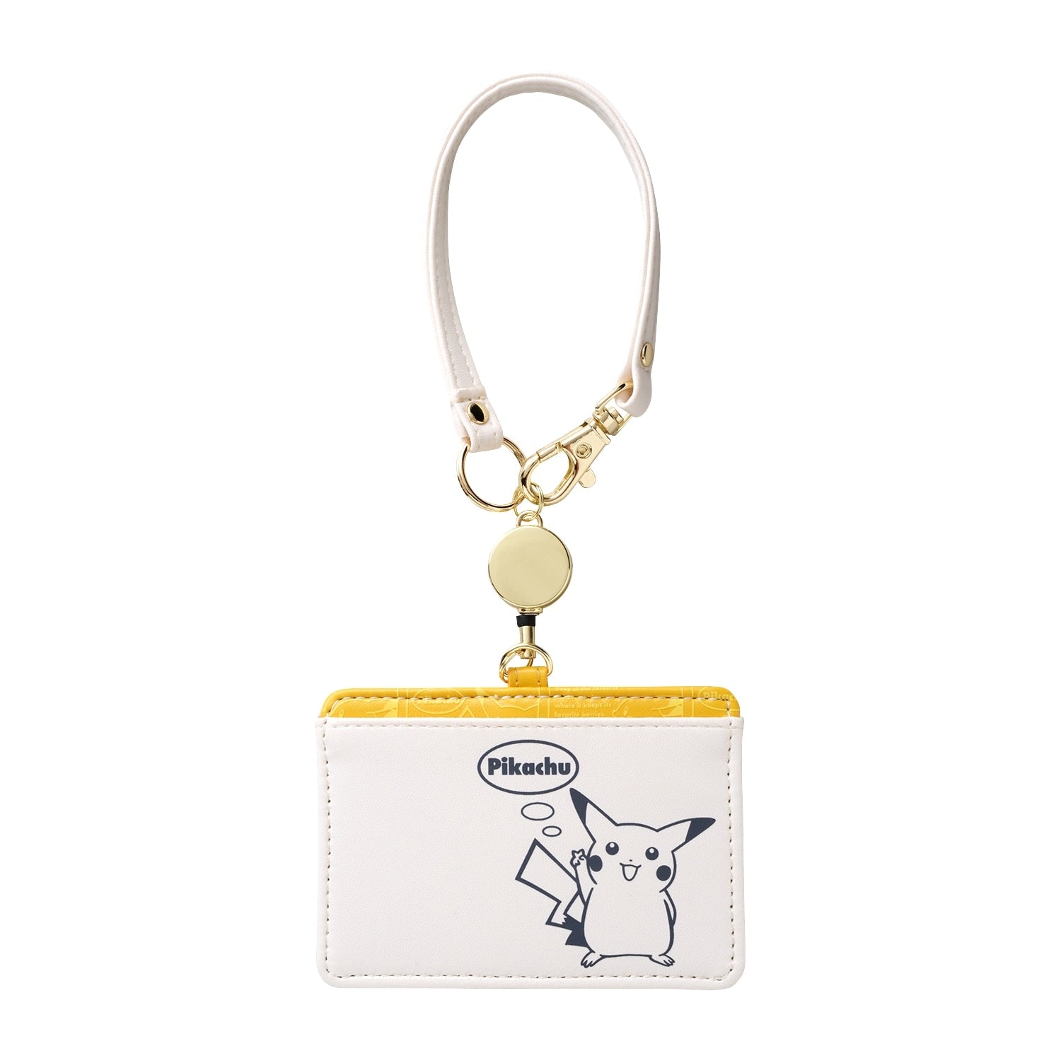 Pass case with reel POKÉMON CENTER 25th Pikachu