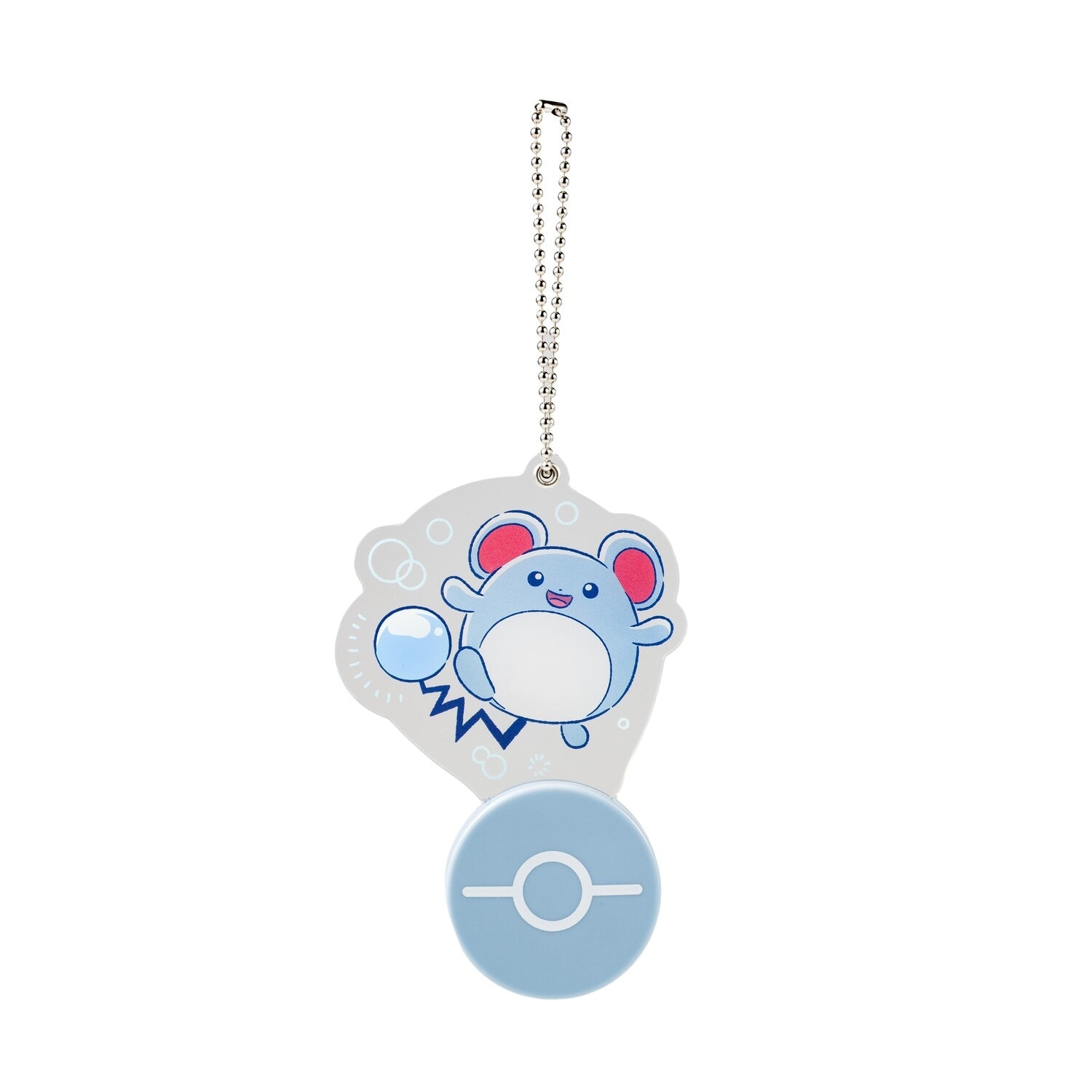 Marill Acrylic Charm from Japan, shiny water-type pokemon figure