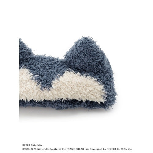 Gelato Pique Snorlax Hair Band on a model, showcasing its size and comfort, from Japan