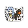 B-SIDE LABEL Pokemon Sticker Karin & Helgar from Japan, featuring Houndoom