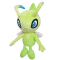 Celebi plush toy from Japan, cute Pokemon character with green and yellow details, 19x9.5x13cm