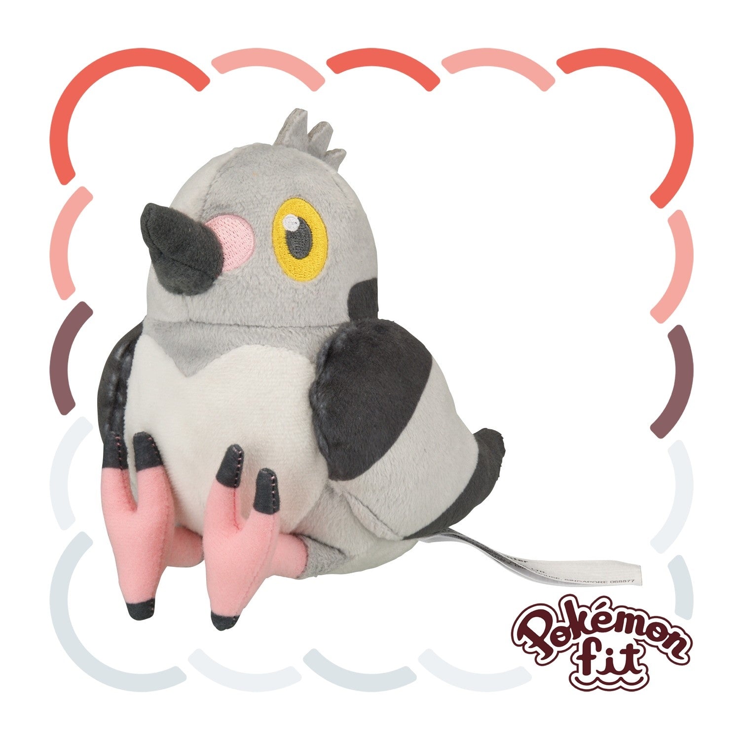 Pokémon Fit Plush – Pidove #519 | Official Pokémon Center Japan