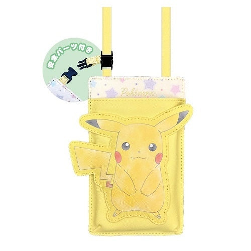 Die-cut wallet shoulder Pikachu