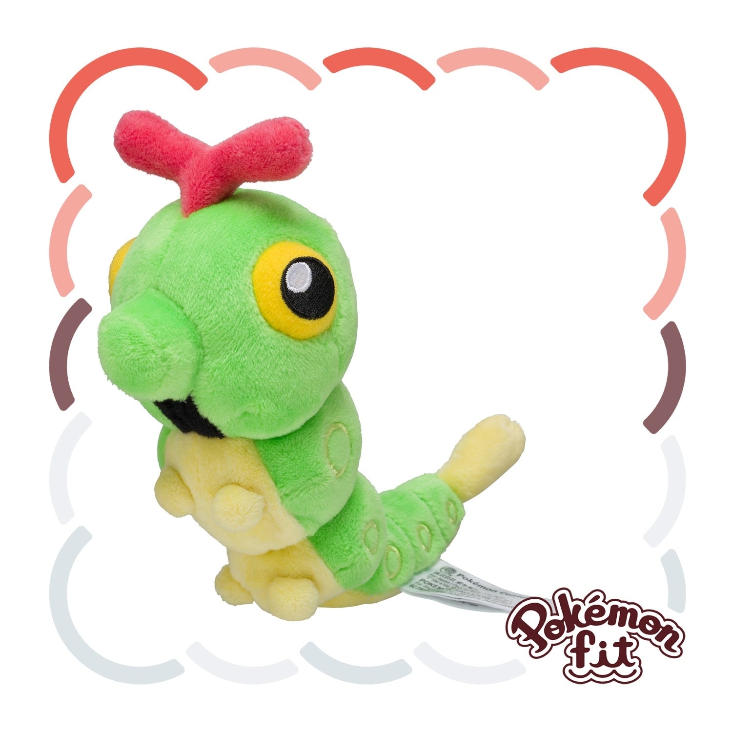 Pokemon Plushies Caterpie from Japan, soft and cute