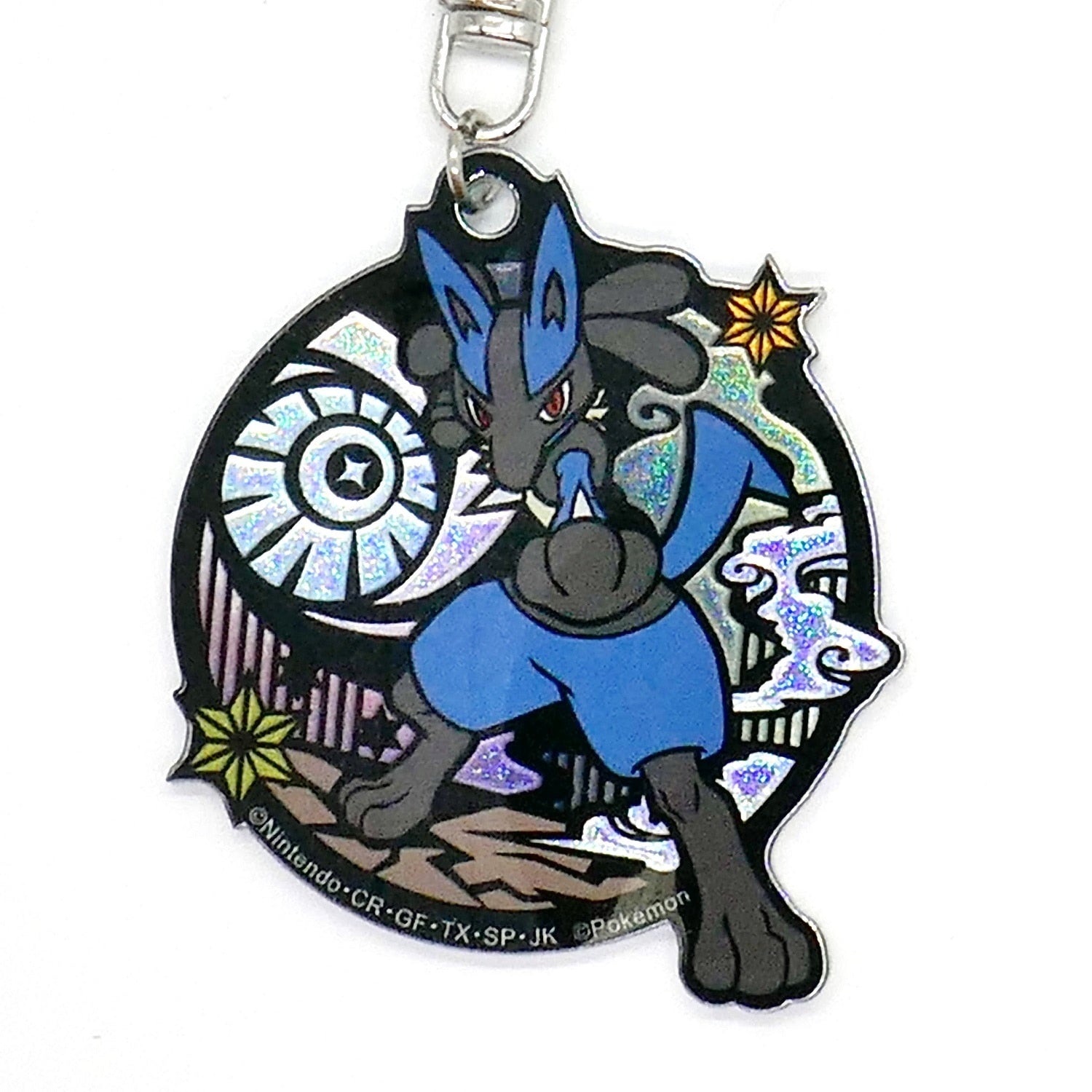 Official Pokémon Center Japan Lucario keychain figure