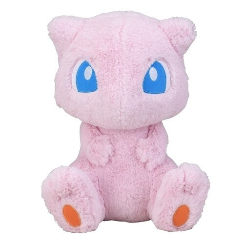 Big Fluffy Mew plushie with cute face from Japan