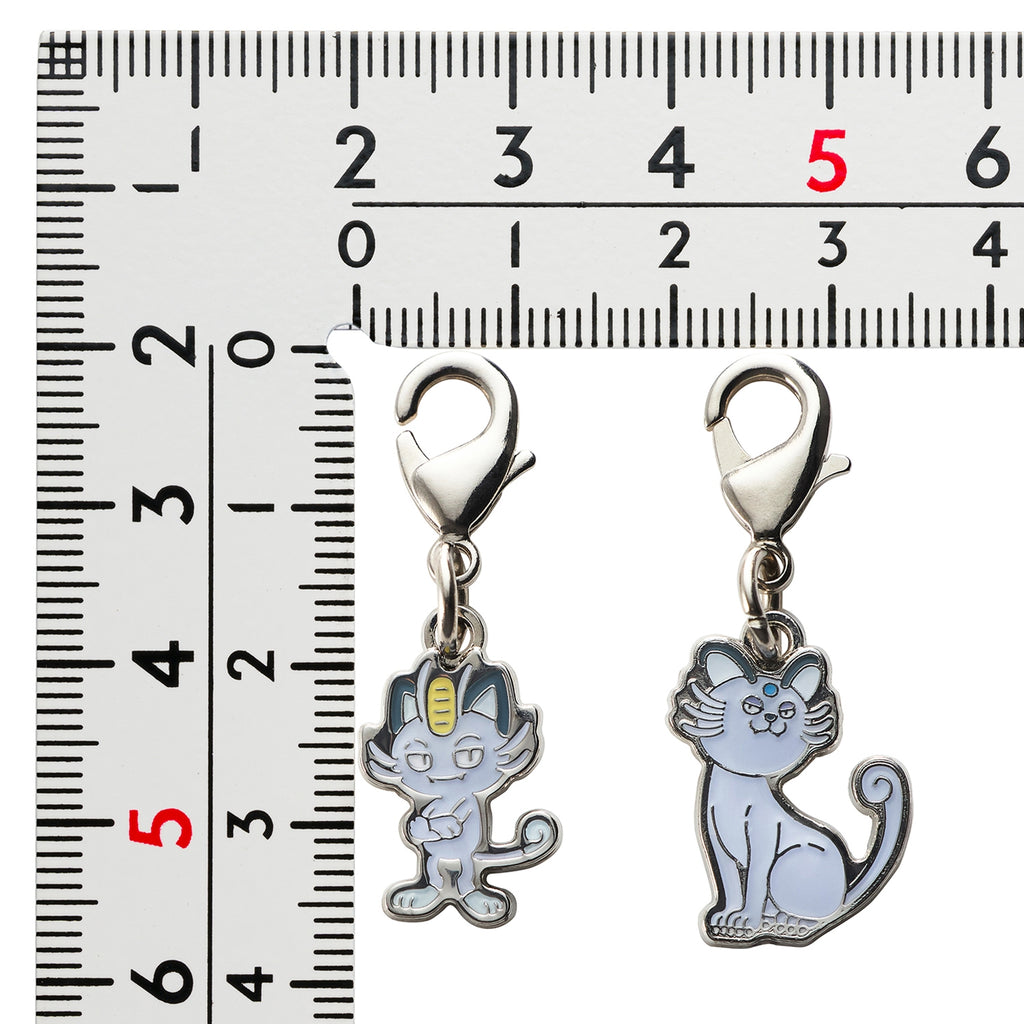 Authentic Pokemon Metal Charm A052/A053 with official logo from Japan