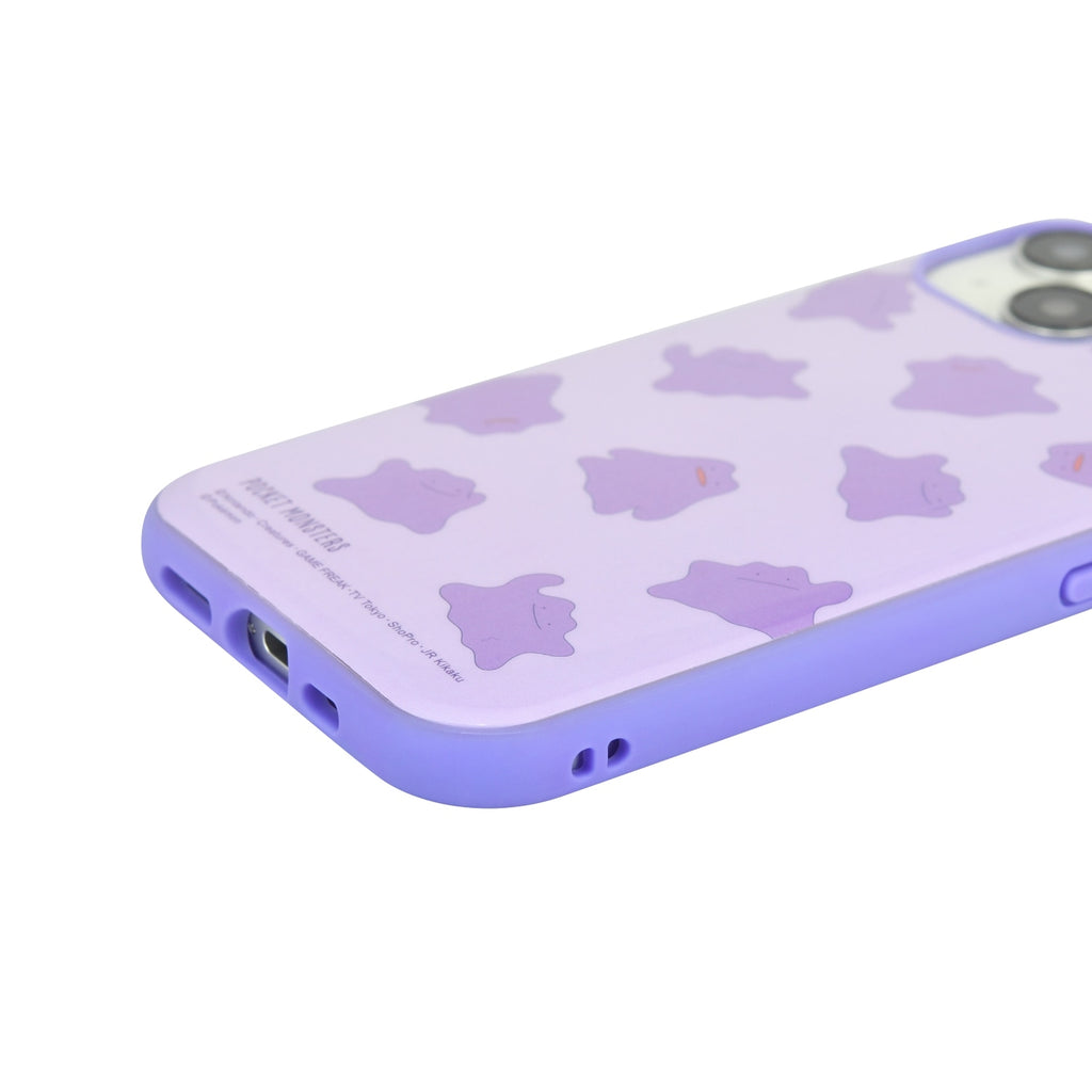 Authentic Japanese Metamon iPhone case featuring Ditto character