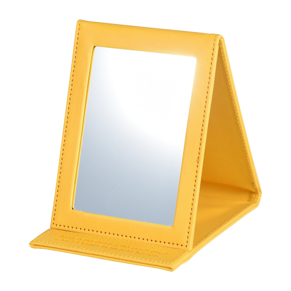 Close-up of POKEMON CENTER25th Pikachu Folding Mirror, an authentic Japanese anime collectible from Japan