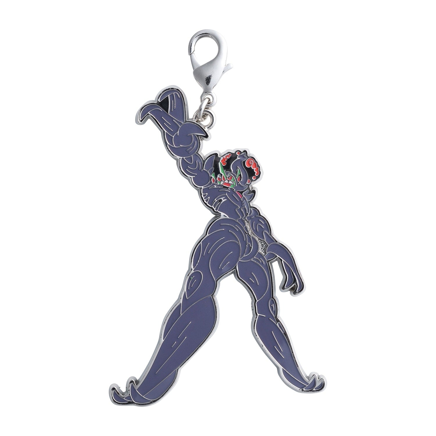 Grimmsnarl metal charm, Dark/Fairy-type Pokemon, from Japan