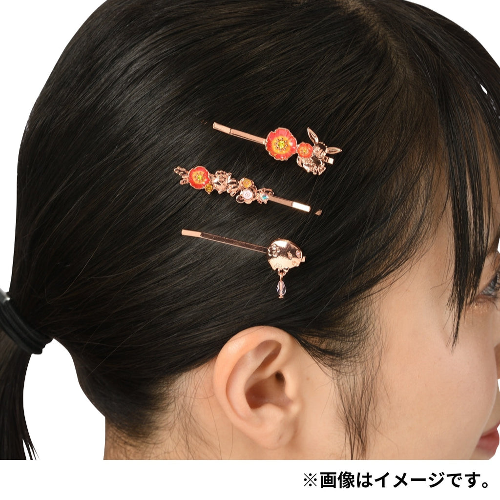 Pokemon Hairpin Fleur de Coquelicot collectible with rare sizes from Japan