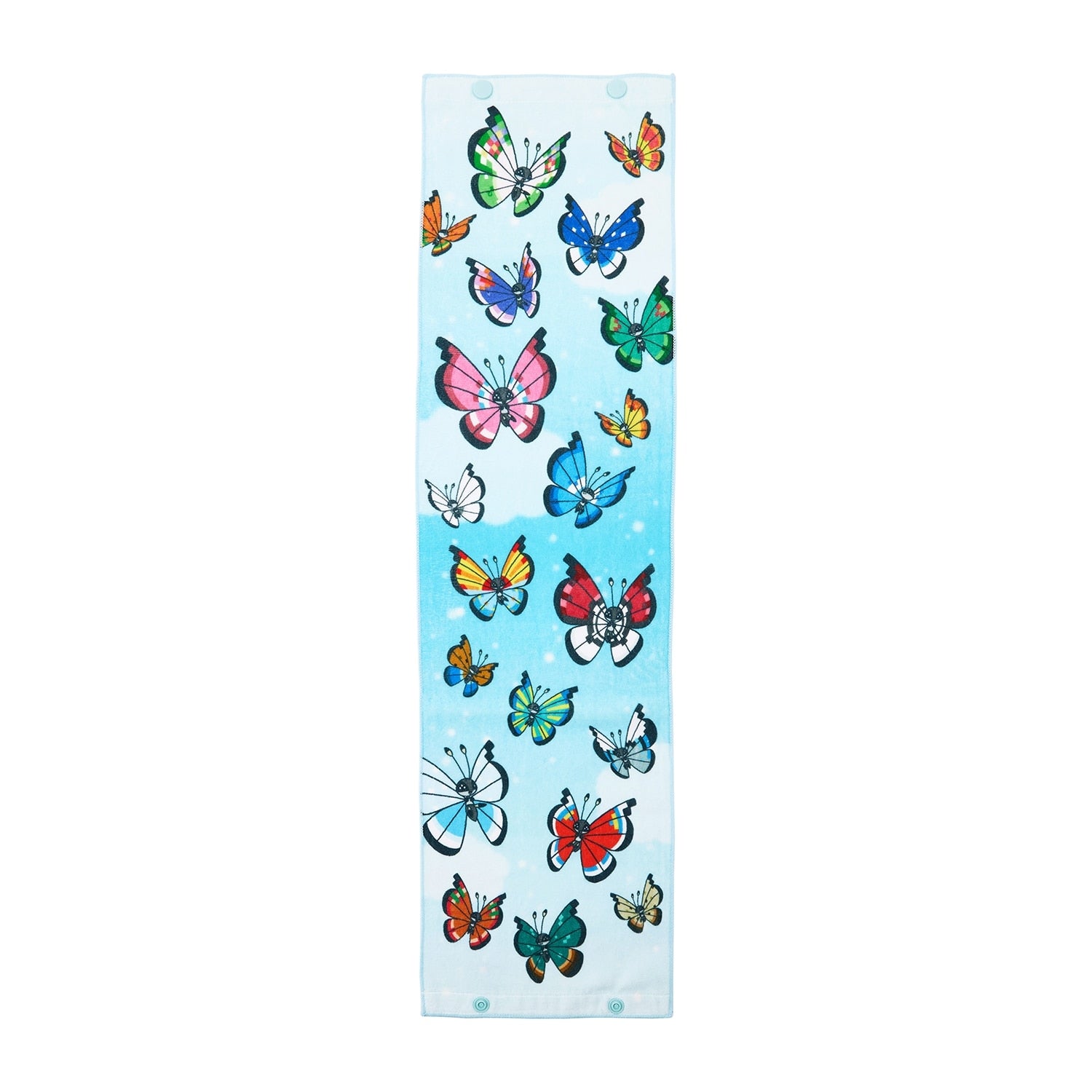 Kurukuru Towel Vivillon's Flapping from Japan, colorful anime design