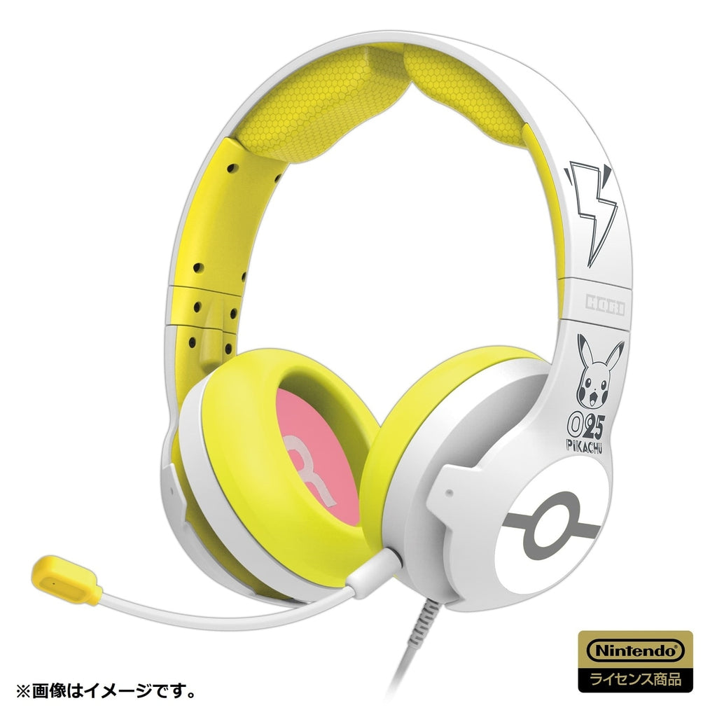 Hori Gaming Headset HG for Switch Pikachu POP from Japan, official Pokemon Center product