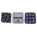 Pokemon 3P mini towel monster ball with colorful design from Japan