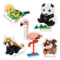 Nanoblock sticker set of 5 animals