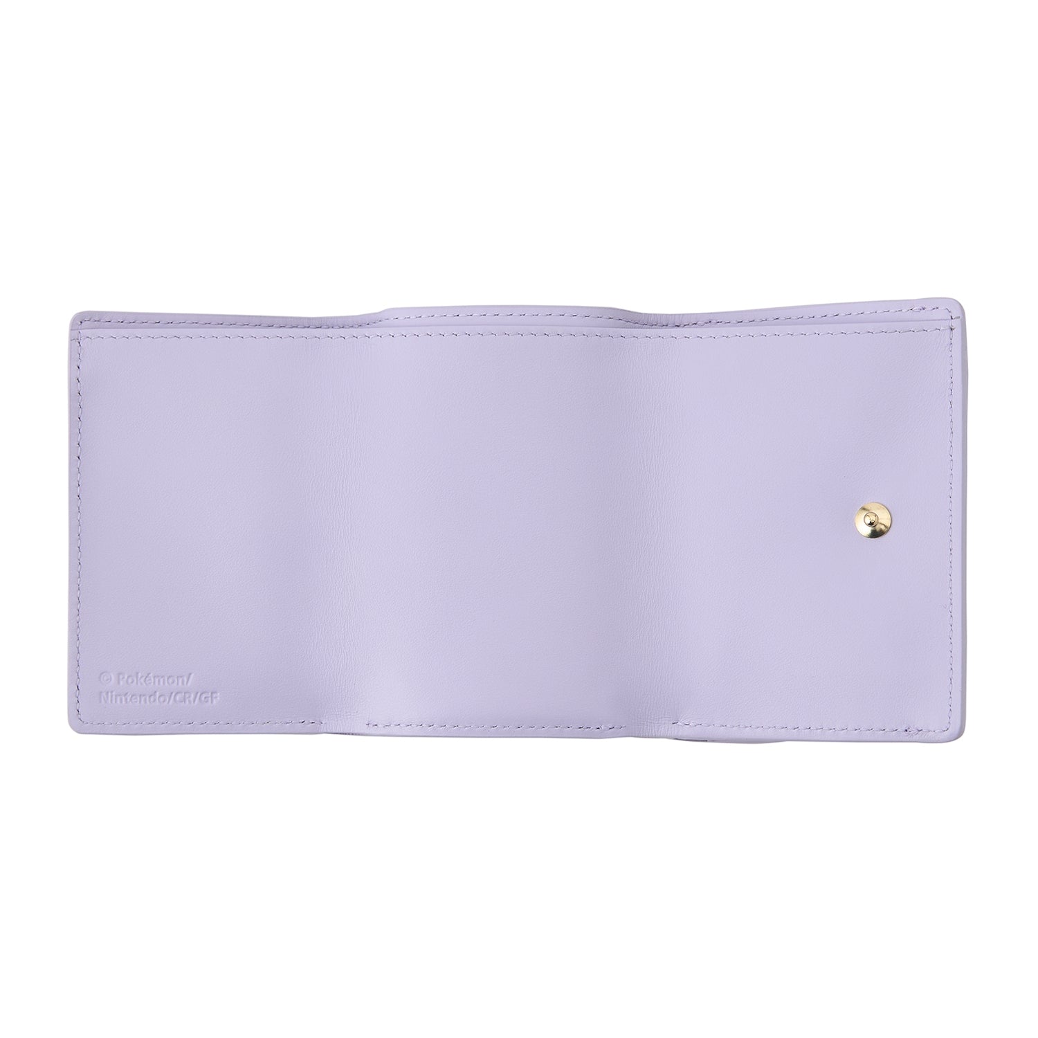 Genuine leather tri-fold wallet Metamon