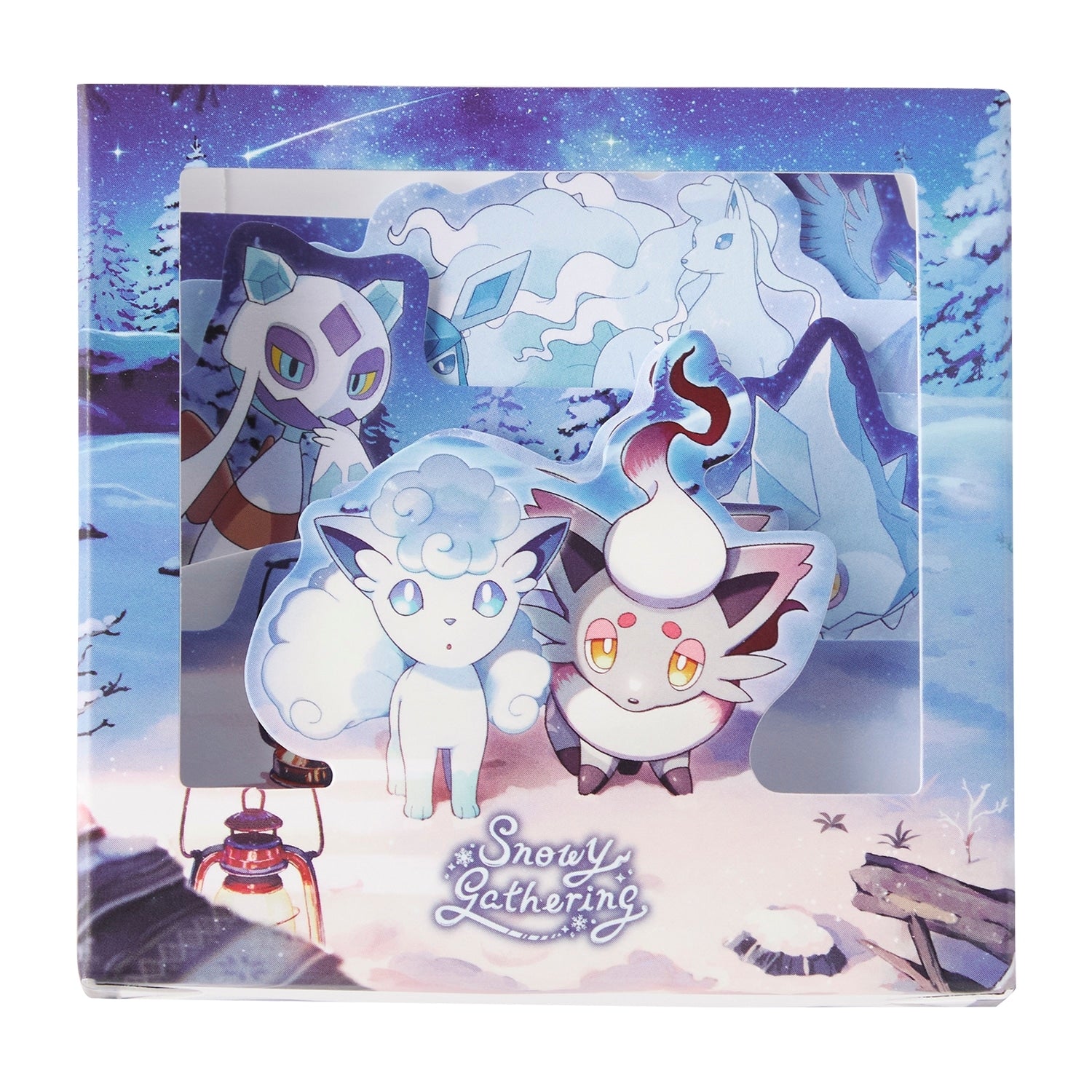Pokemon Box Sticky Snowy Gathering stationery from Japan, with unique snowy design