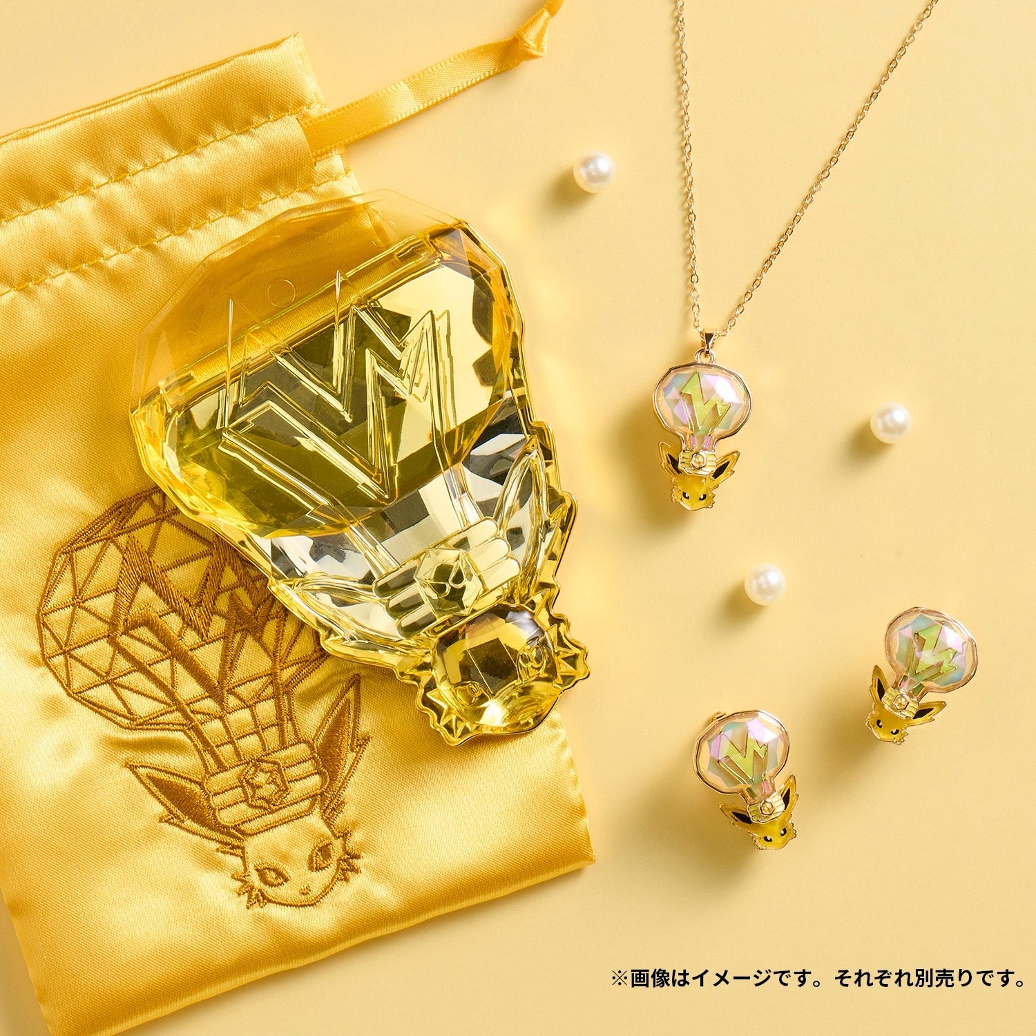 Authentic Pokémon accessory necklace packaging from Japan, rare collectible