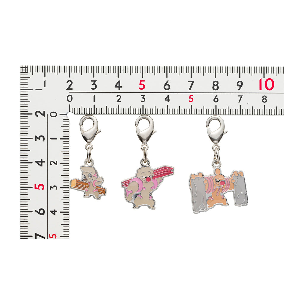 Authentic Pokemon Center Japan Metal Charms 532-534, detailed collectible figures from Japan