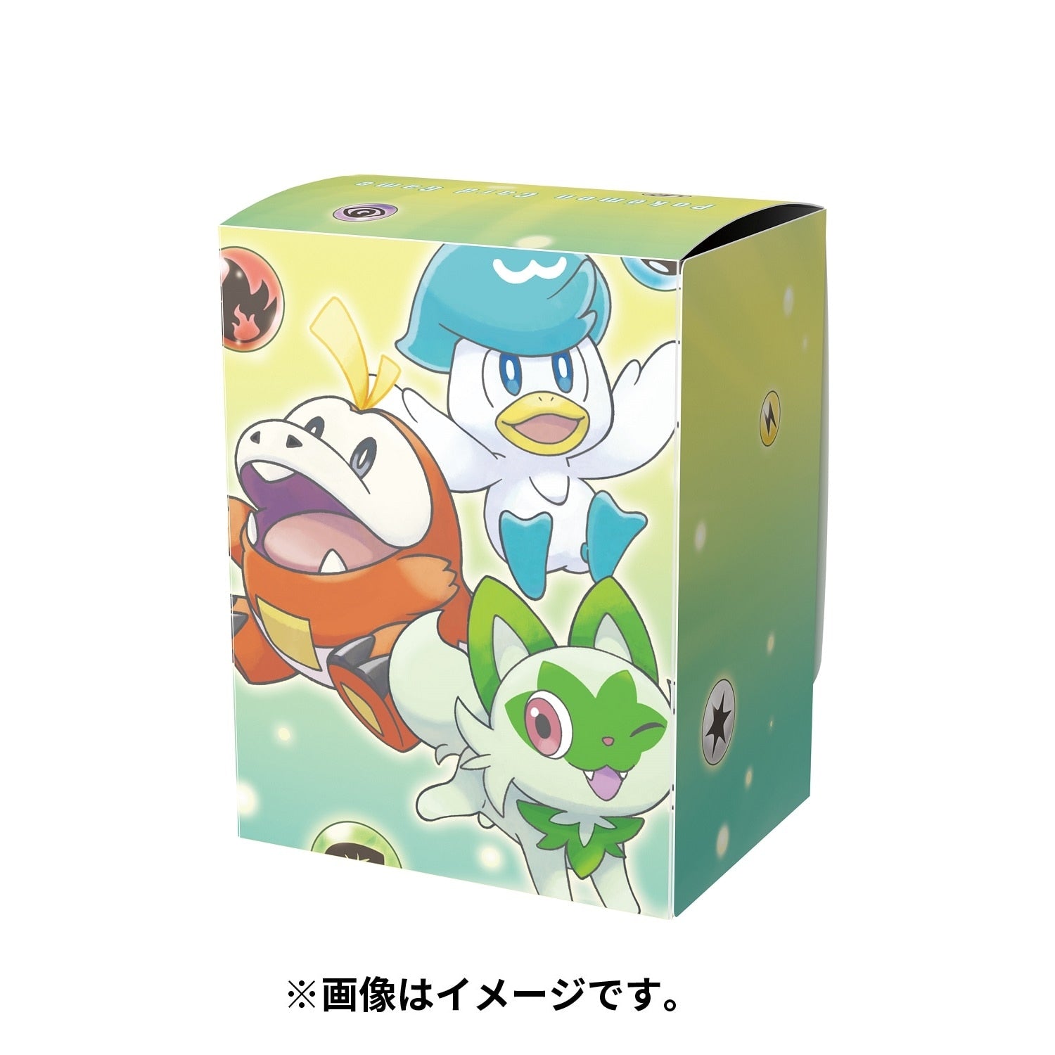 Pokémon TCG Deck Case – Sprigatito, Fuecoco & Quaxly Paldea Starters