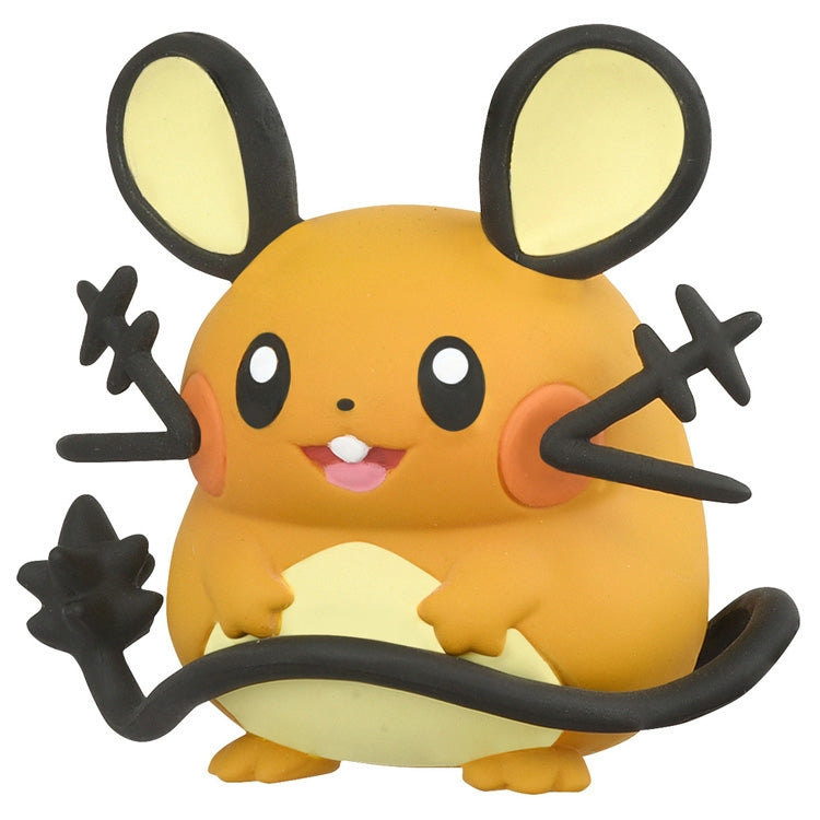 Dedenne Pokemon figure with vibrant colors from Japanese vendor