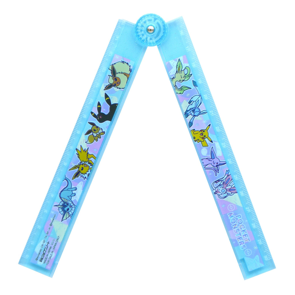Close-up of Pokémon Japan Authentic Foldable Ruler with collectible character