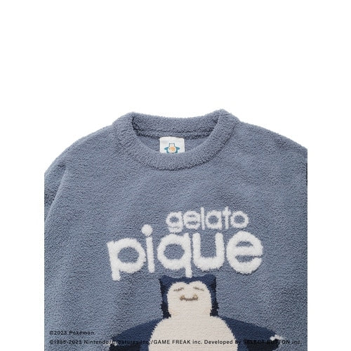 [gelato pique] [Men's] Baby Moco Jacquard Pullover & Long Pants Set Navy M/L