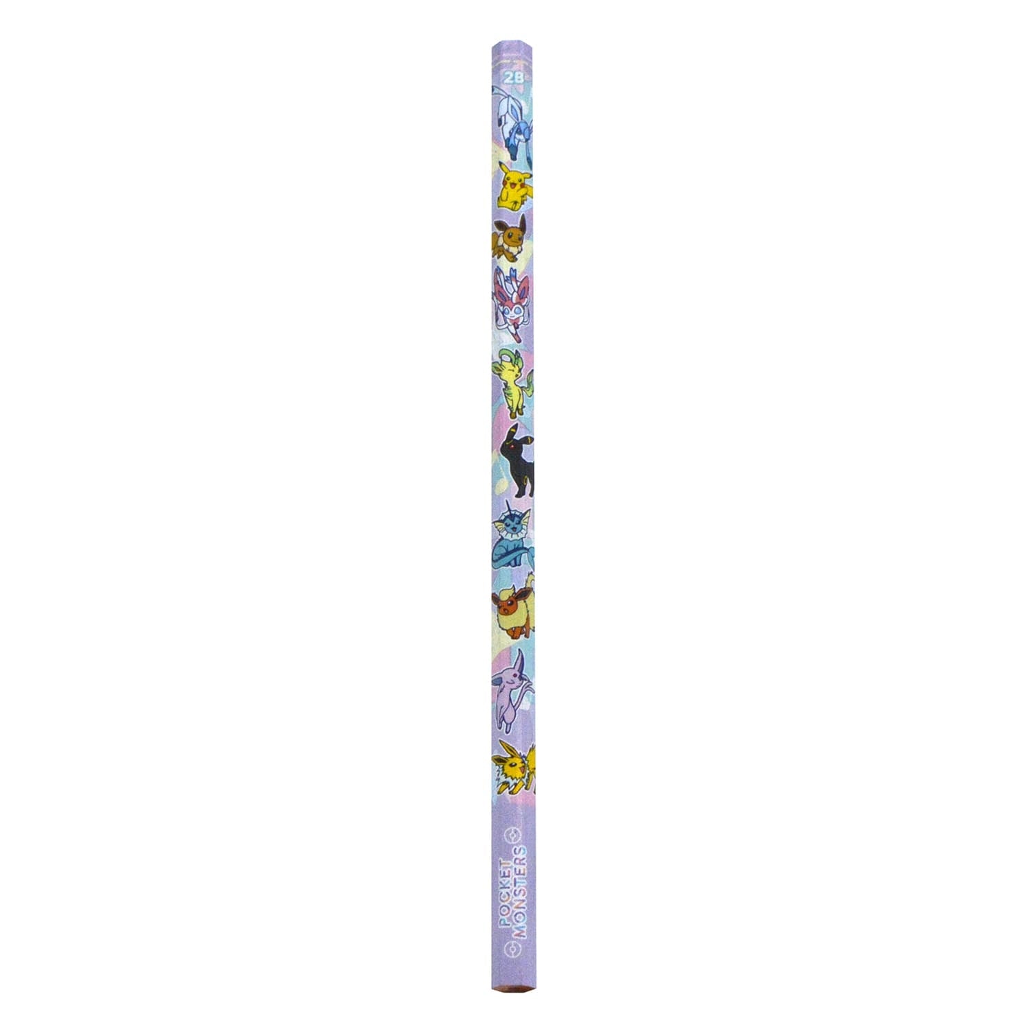Pokemon Center Japan Kakikata Pencil 2B, authentic Japanese collectible with flake design