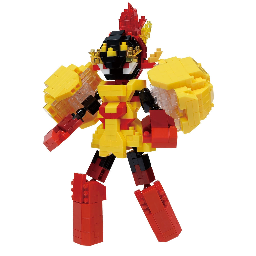 Japanese Nanoblock Glen Alma RS Pokemon collectible, completed model view