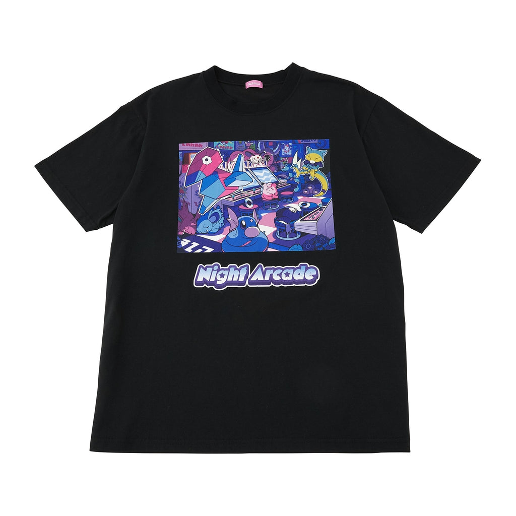 T-shirt Night Arcade Black Free