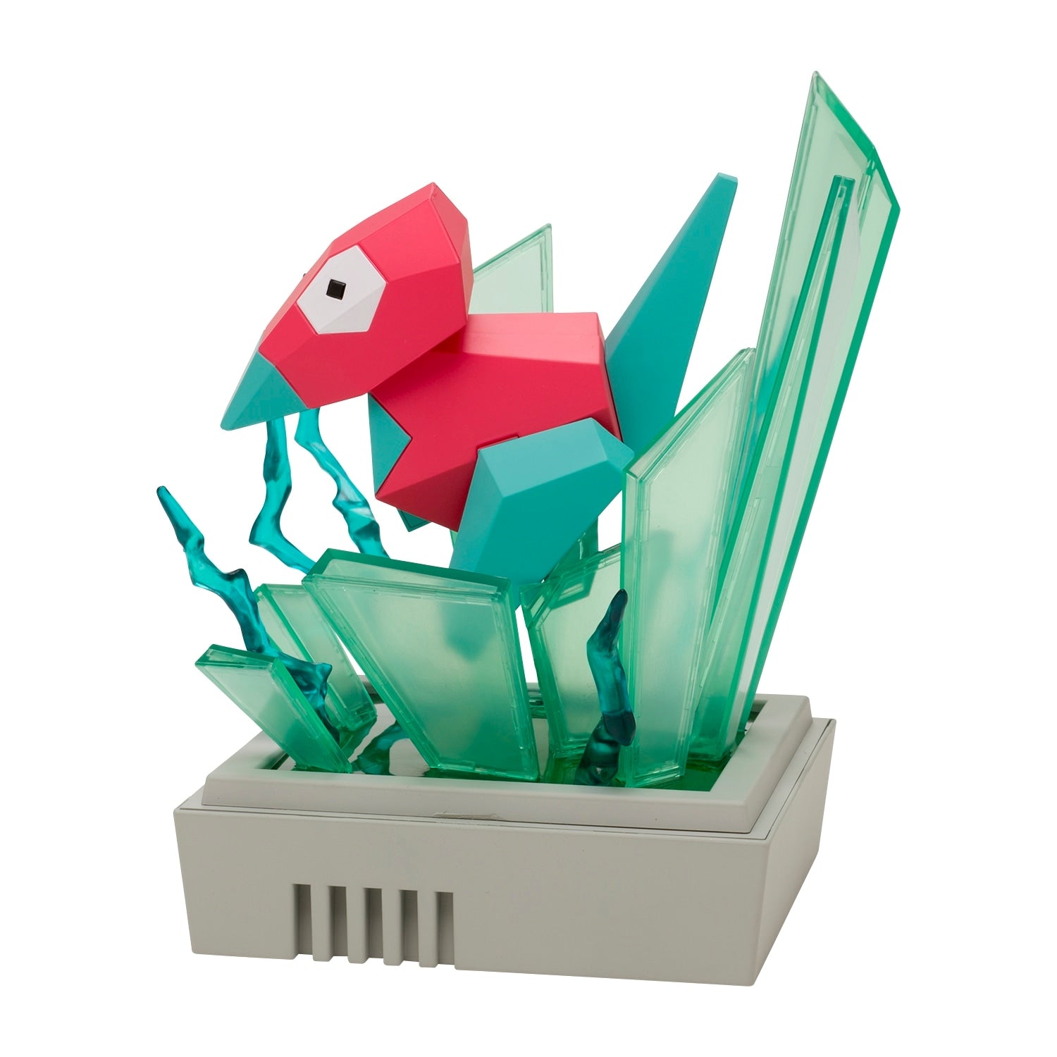 Authentic Japanese Hakaikosen Polygon Pokemon figure with unique pose