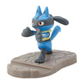 Lucario figure from Japan, standing with aura sphere
