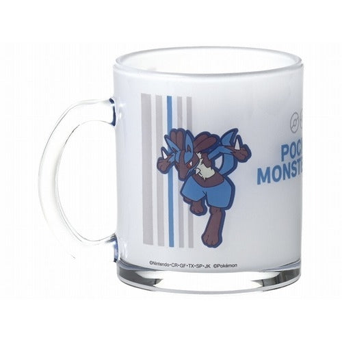 Pattern glass mug Lucario