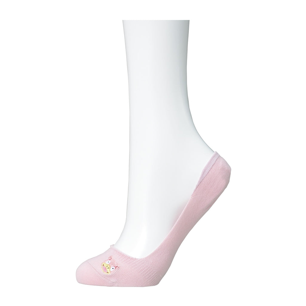 [Choice] Cover socks, shallow shoes, one point plain, Yadon PK (23-25cm)