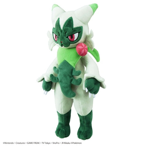 Nyarote Pokemon plush toy from Japan, cute facial expression