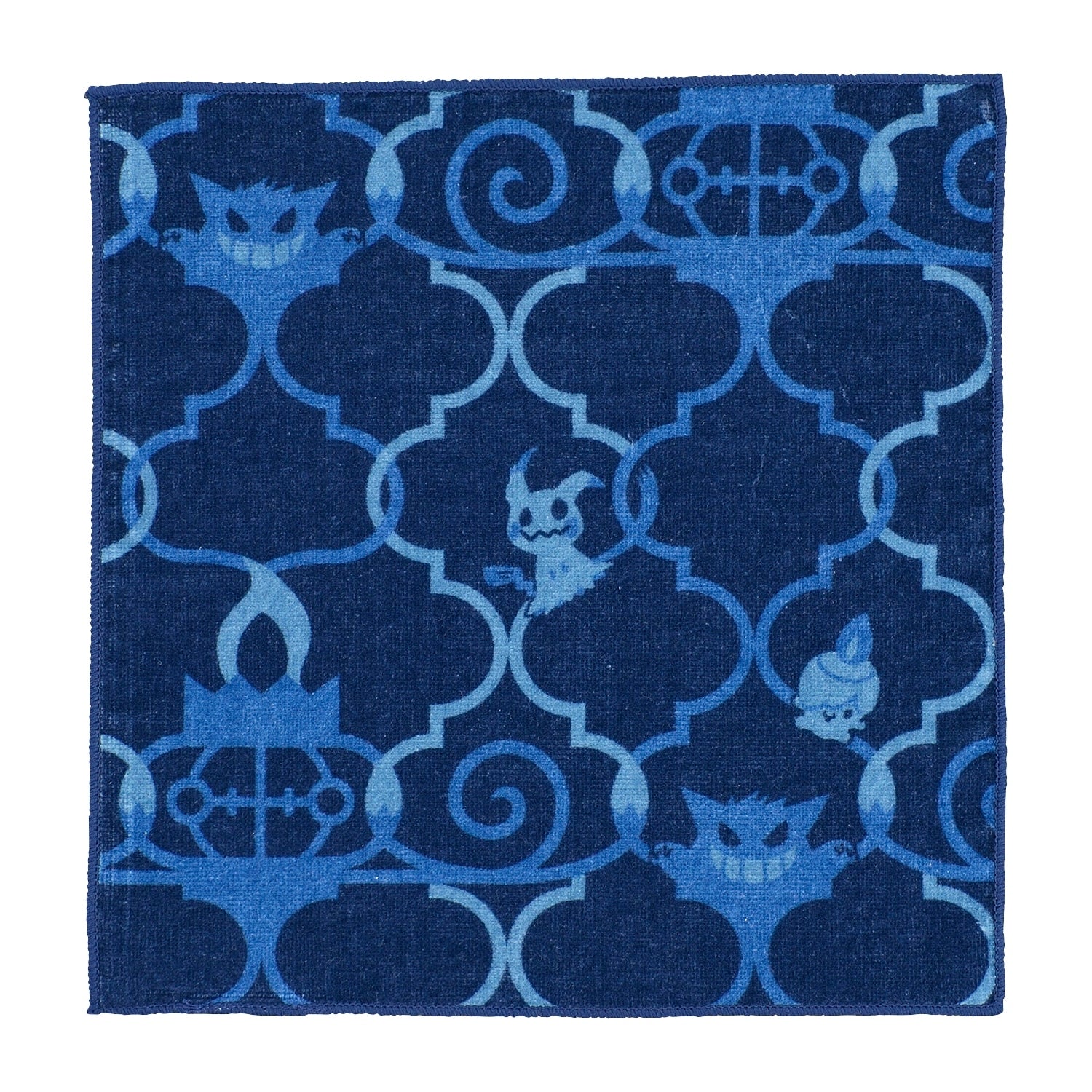 Pokemon hand towel with ghost pattern design from Japan, 25x25cm