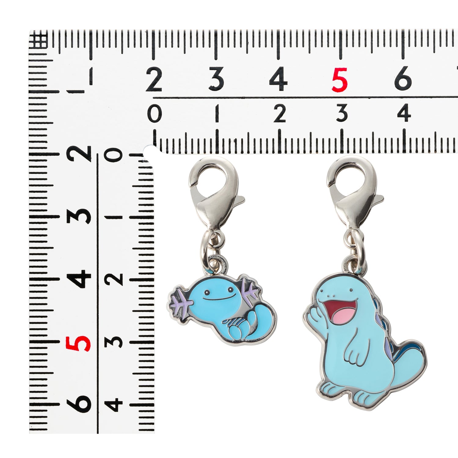 Authentic Pokemon Metal Charm 194/195, officially licensed from Japan with quality construction