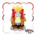 Entei Pokémon plush toy with fiery design from Japan