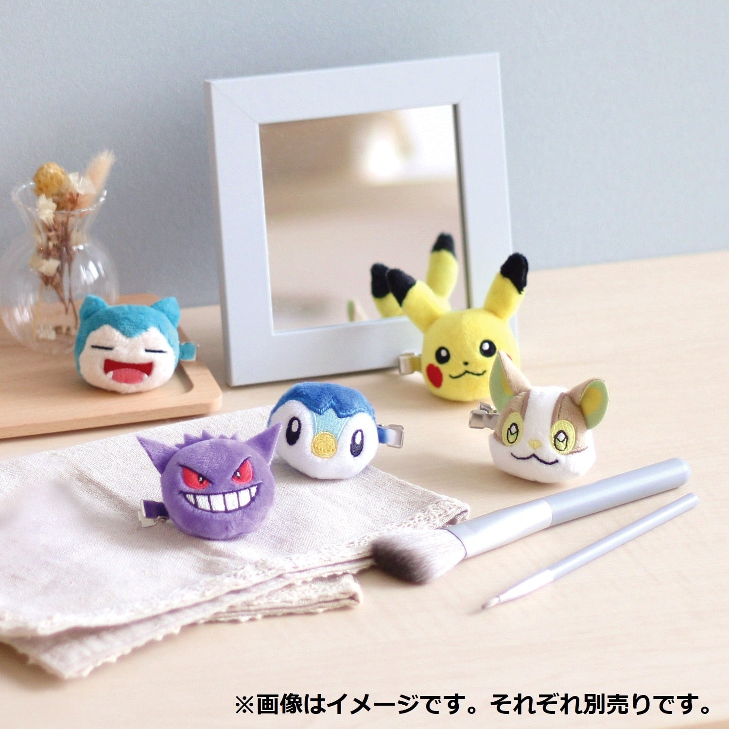 Official Pokemon Center Japan packaging of Yamper hair clip, sourced from Japan