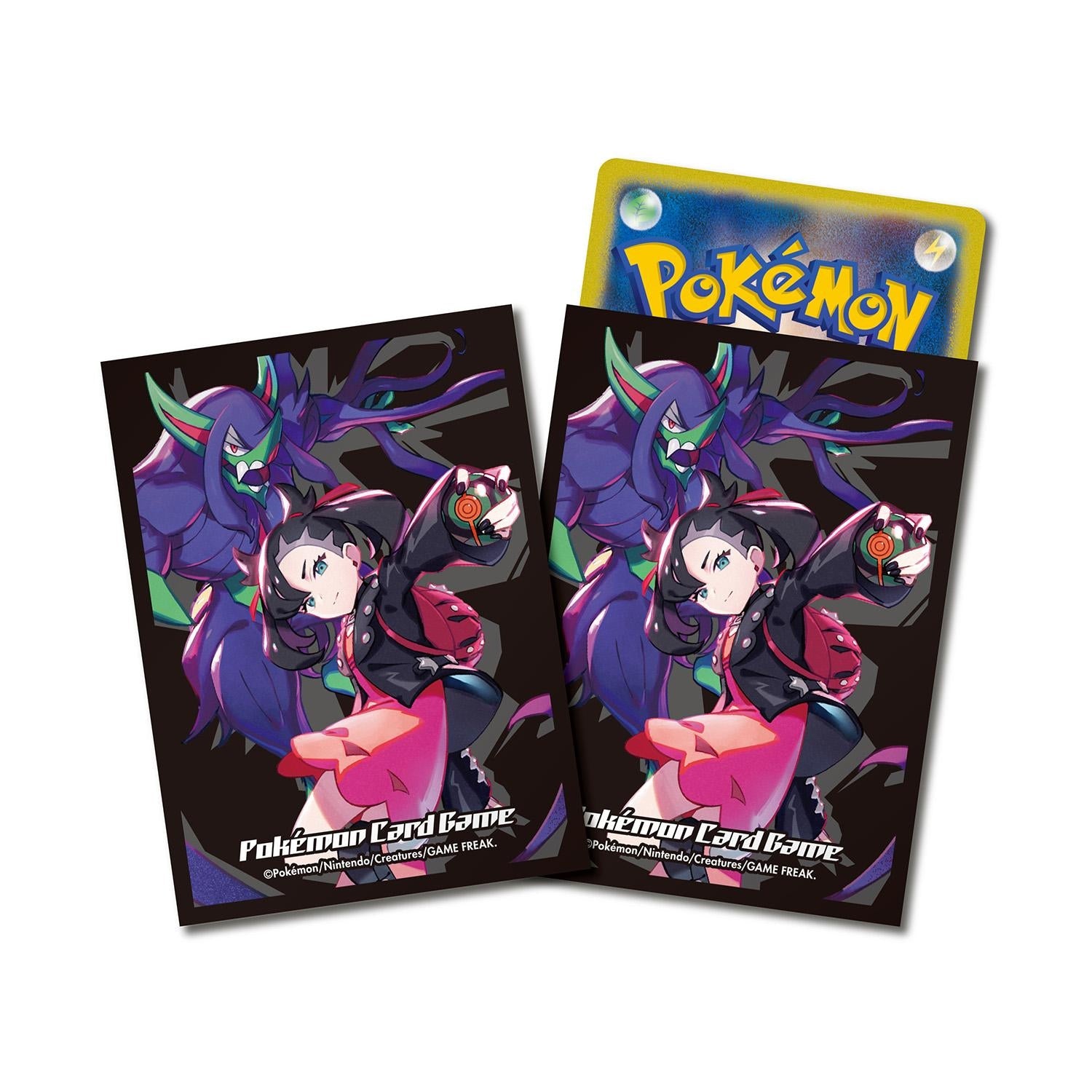 Pokémon TCG Deck Shield Marnie & Grimmsnarl #861 [Black] 65ct