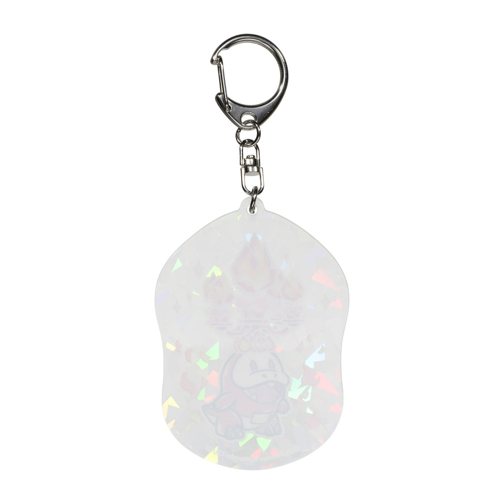 Official Pokemon Center Japan Fuecoco keychain with detailed artwork from Japan