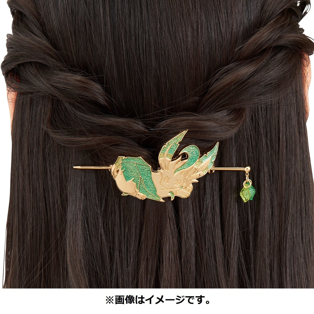 Pokémon Leafeon figure accessory from Japan with unique pose