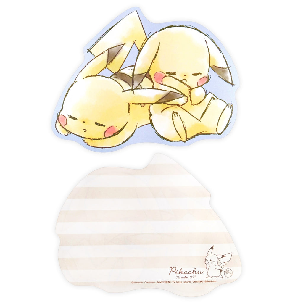 Die-cut letter “Pikachu number025” Pikachu Komawari